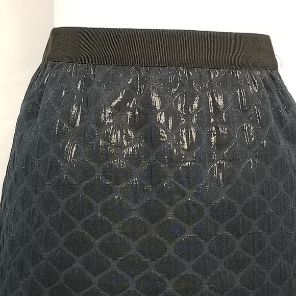 LOFT Faux Snakeskin w Pocket skirt large 12 - Picture 5 of 7